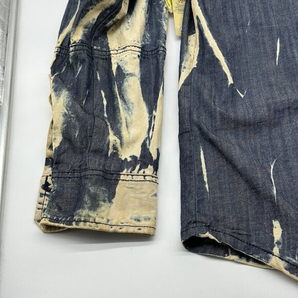 The Heritage by America Denim Distillery 1776 Size 2XL Acid Wash Denim Shirt NWT - Picture 10 of 11